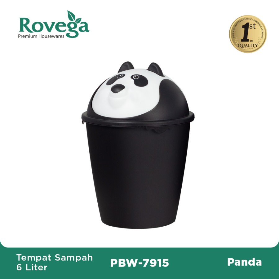 Rovega Panda Tempat Sampah Plastik Motif Panda Premium Food Grade