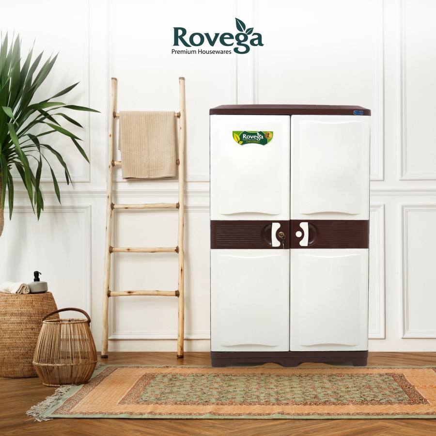 Rovega Colby Lemari Plastik Kabinet 2 Pintu Food Grade RLC-1010