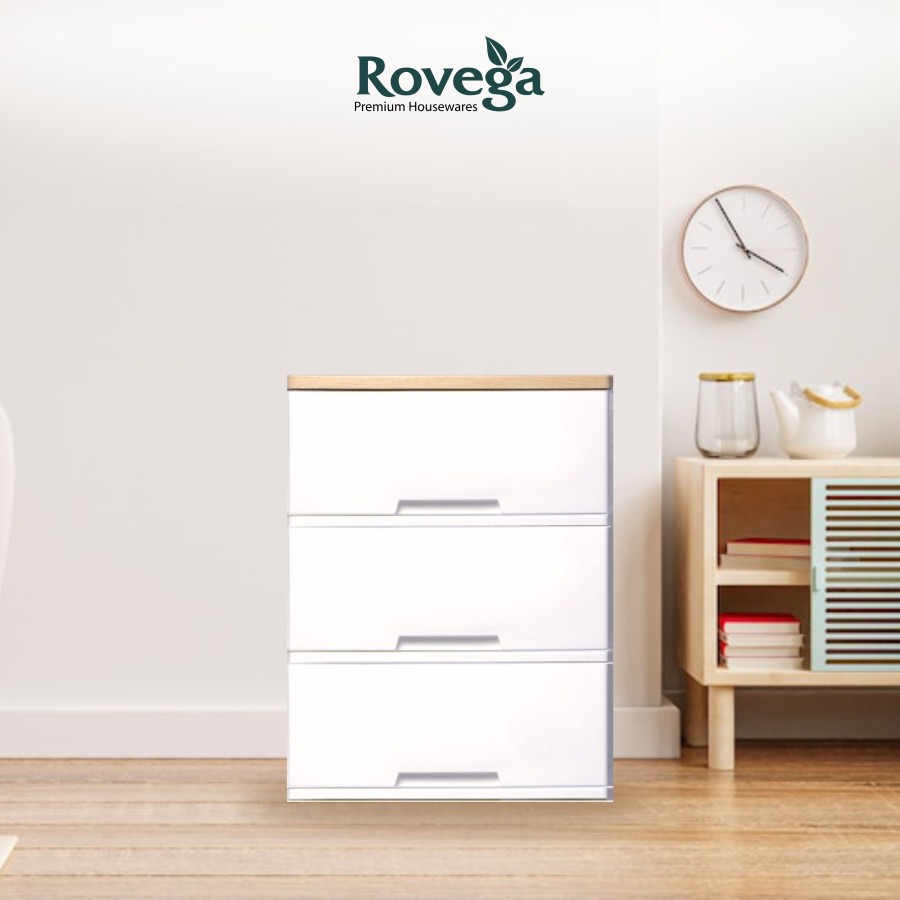 Rovega Lemari Plastik / Kabinet 3 Susun Polos Rovega Magnum CMG-330-image