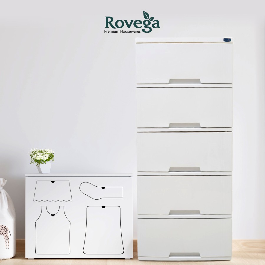 Rovega Kabinet/Lemari Plastik 5 Susun Magnum Premium CMG-500-image